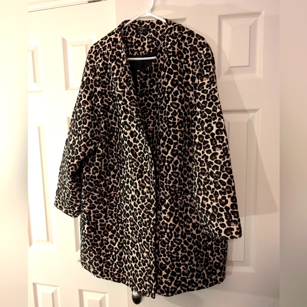 Lord & Taylor Leopard Print Coat